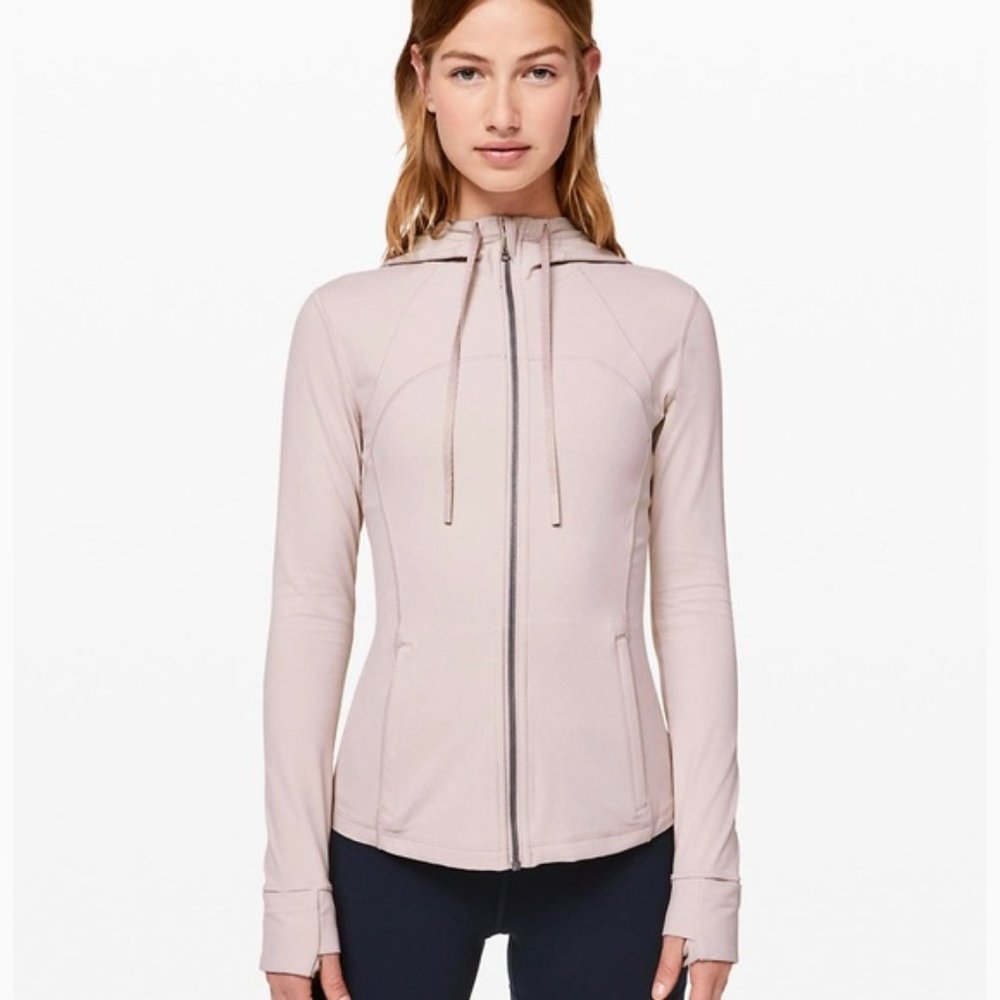 Pink Lululemon Hooded Define Jacket Nulu Size 2